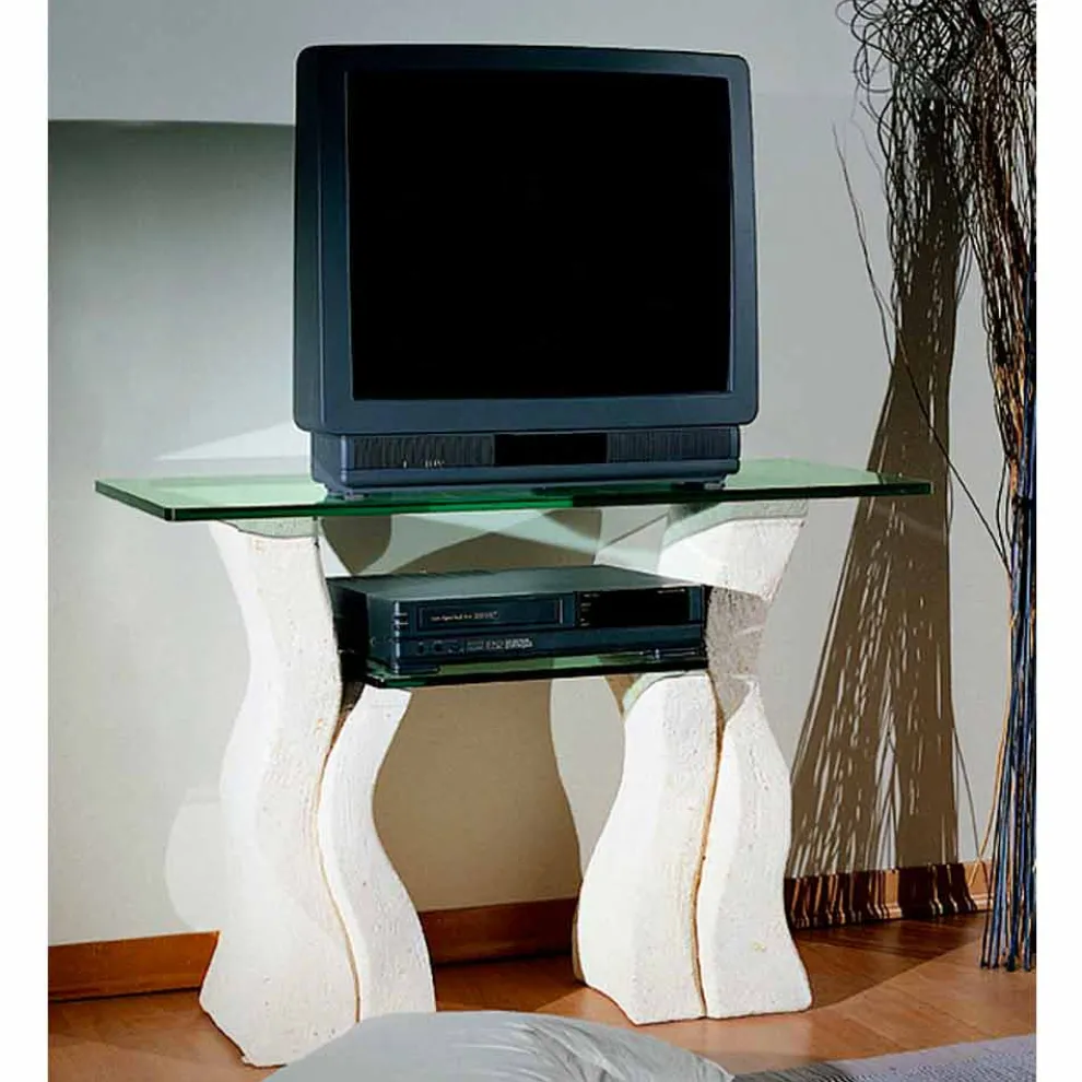 TV-Möbel aus Kristall und Stein in modernem Design Khloe