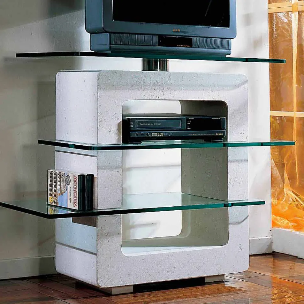 TV-Möbel aus Stein und Kristall in modernem Design Agnes