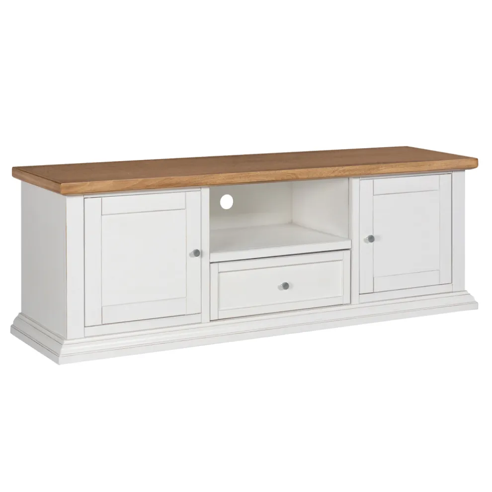 TV-Ständer mit 2 Türen, 1 Schublade und 1 offenem Fach Made in Italy – Forseti