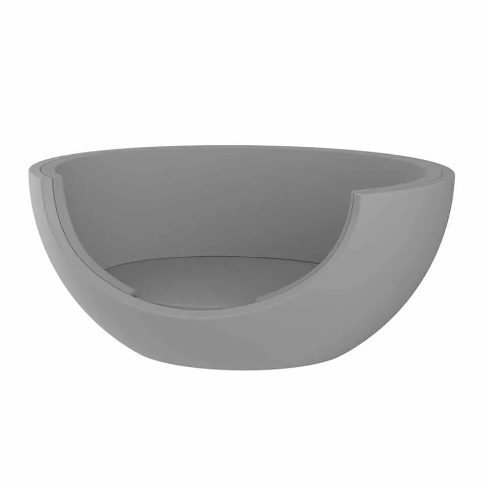 Tagesbett für luxuriöses kreisförmiges Design im Freien aus Polyethylen - Ulm Moon von Vondom