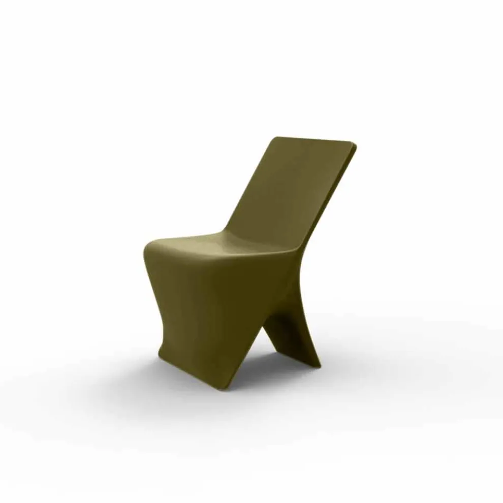 Gartenstuhl Sloo von Vondom, modernes Design aus Polyethylen
