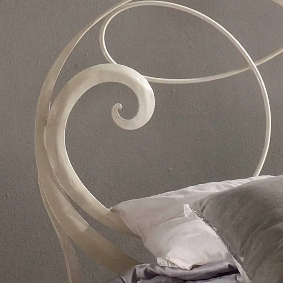 Schmiedeeisen Doppelbett Dekoration 160x190 cm Atena Made in Italy