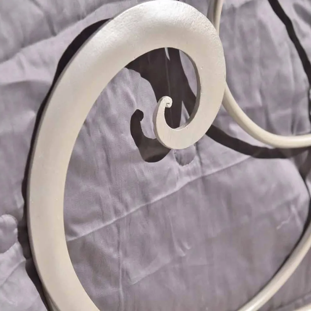 Schmiedeeisen Doppelbett Dekoration 160x190 cm Atena Made in Italy