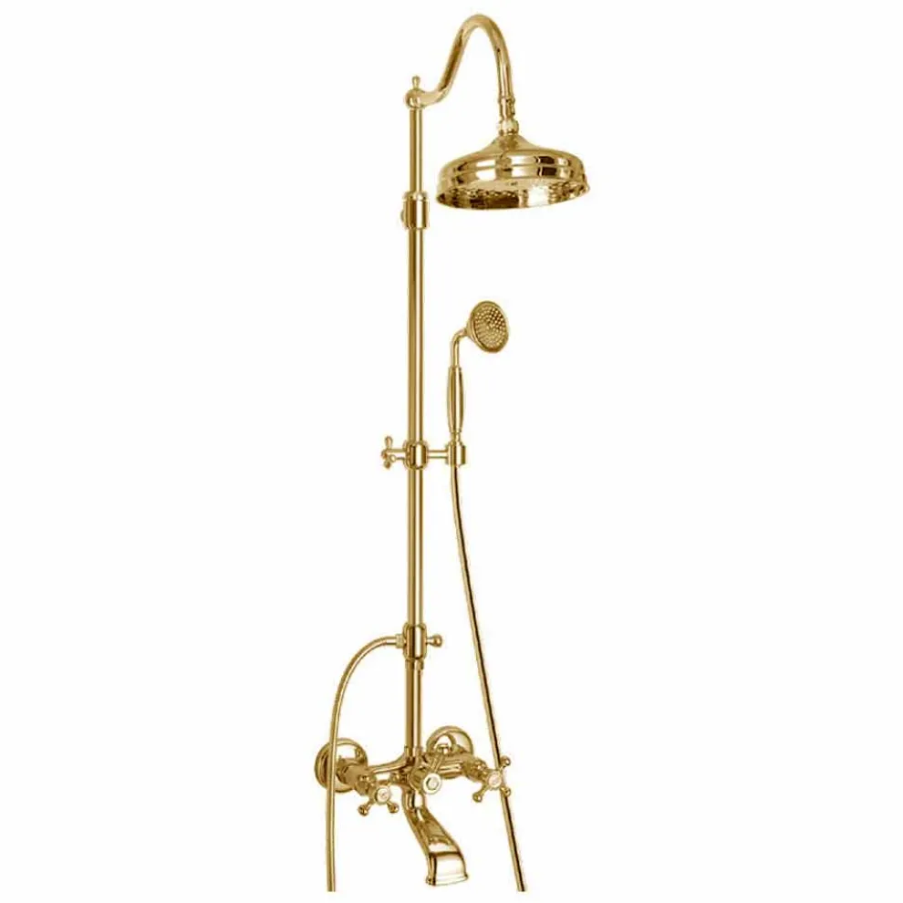 Verstellbare Messing-Duschsäule mit Made in Italy Bath Group - Fedrio