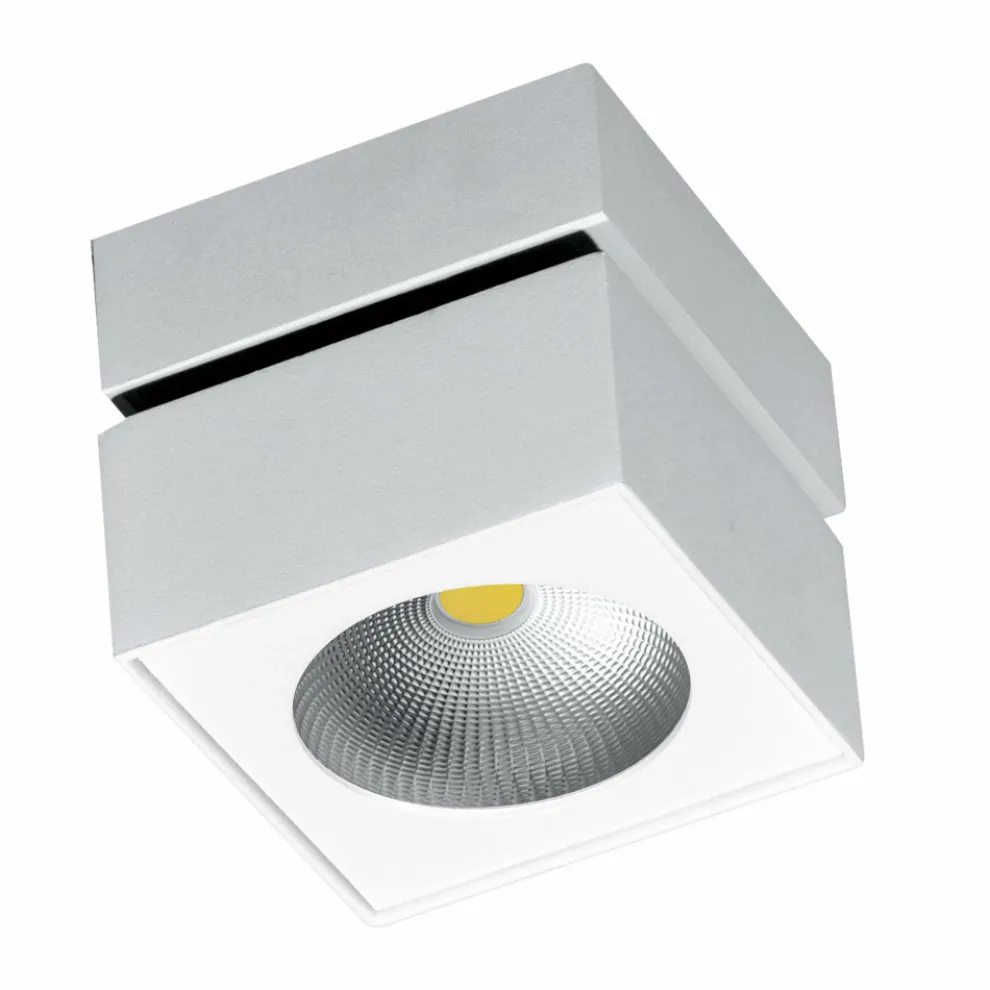 Verstellbare 14W LED-Wandleuchte aus weißem oder schwarzem Aluminium - Vernon