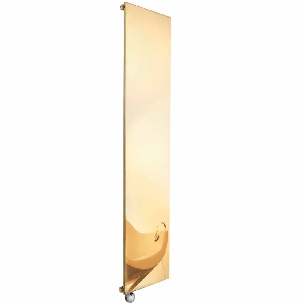 Vertikale elektrische Strahlungsplatte in Gold Modernes Design bis 1000 W - Eis