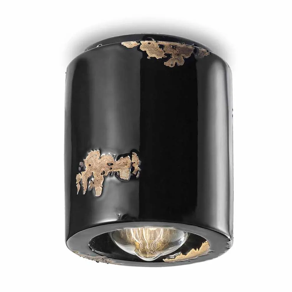 Vintage Deckenlampe aus Keramik Laurie Ferroluce