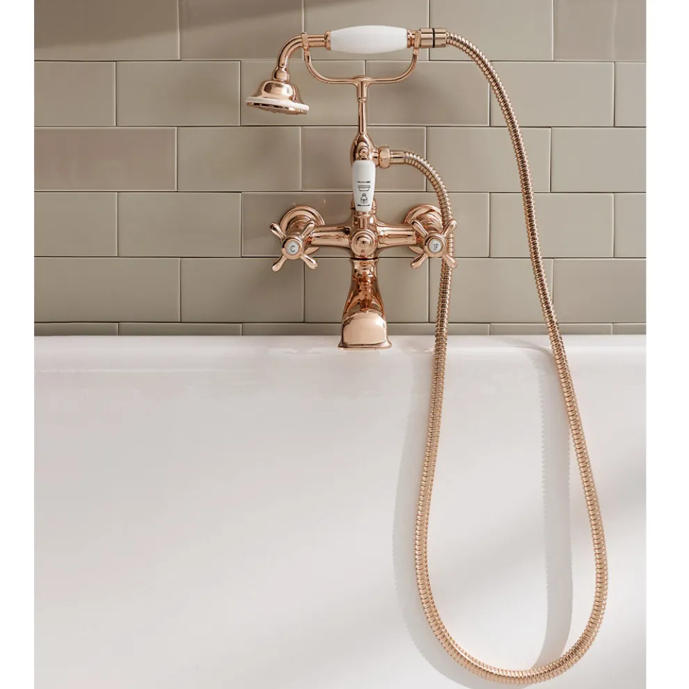 Vintage Design Messing Badewannengruppe Made in Italy - Klarisa