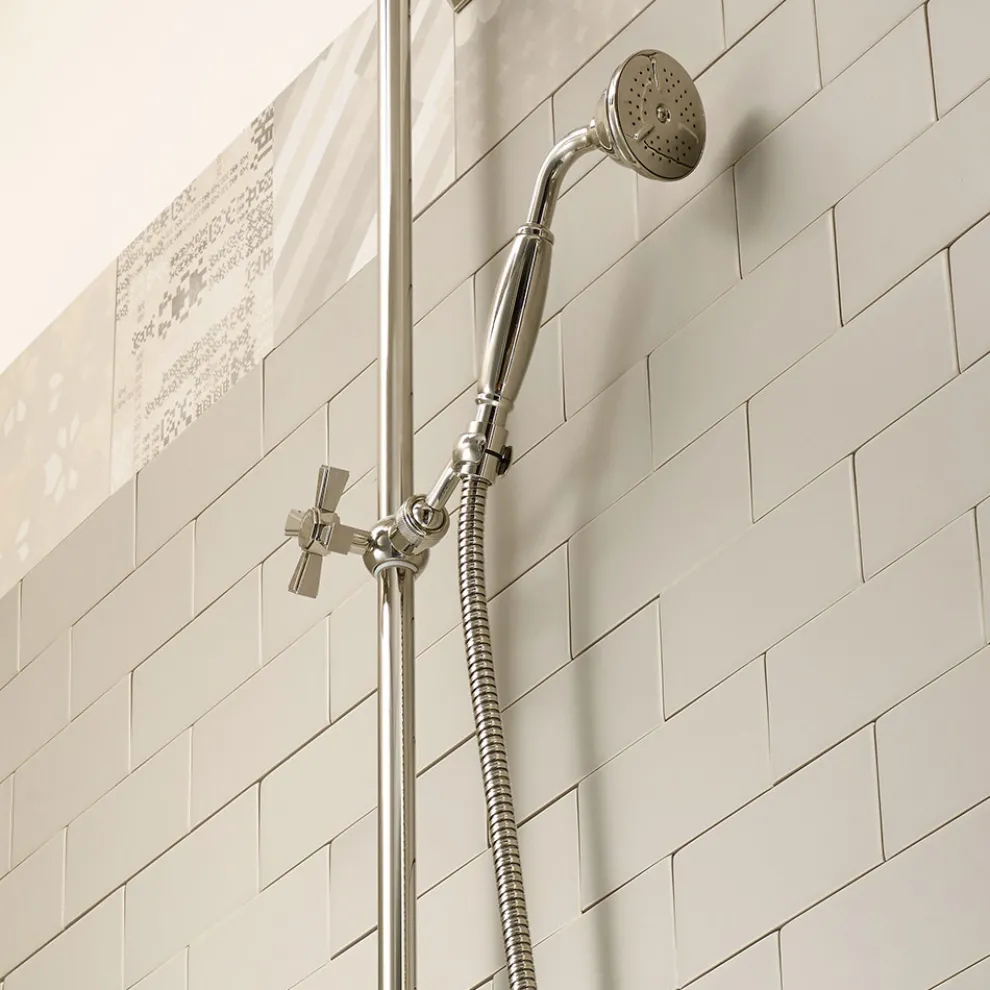 Vintage Duschgruppe mit Messingstange Made in Italy – Silvana