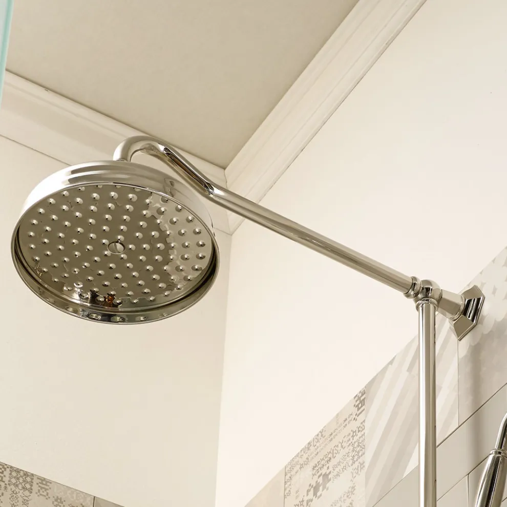 Vintage Duschgruppe mit Messingstange Made in Italy – Silvana