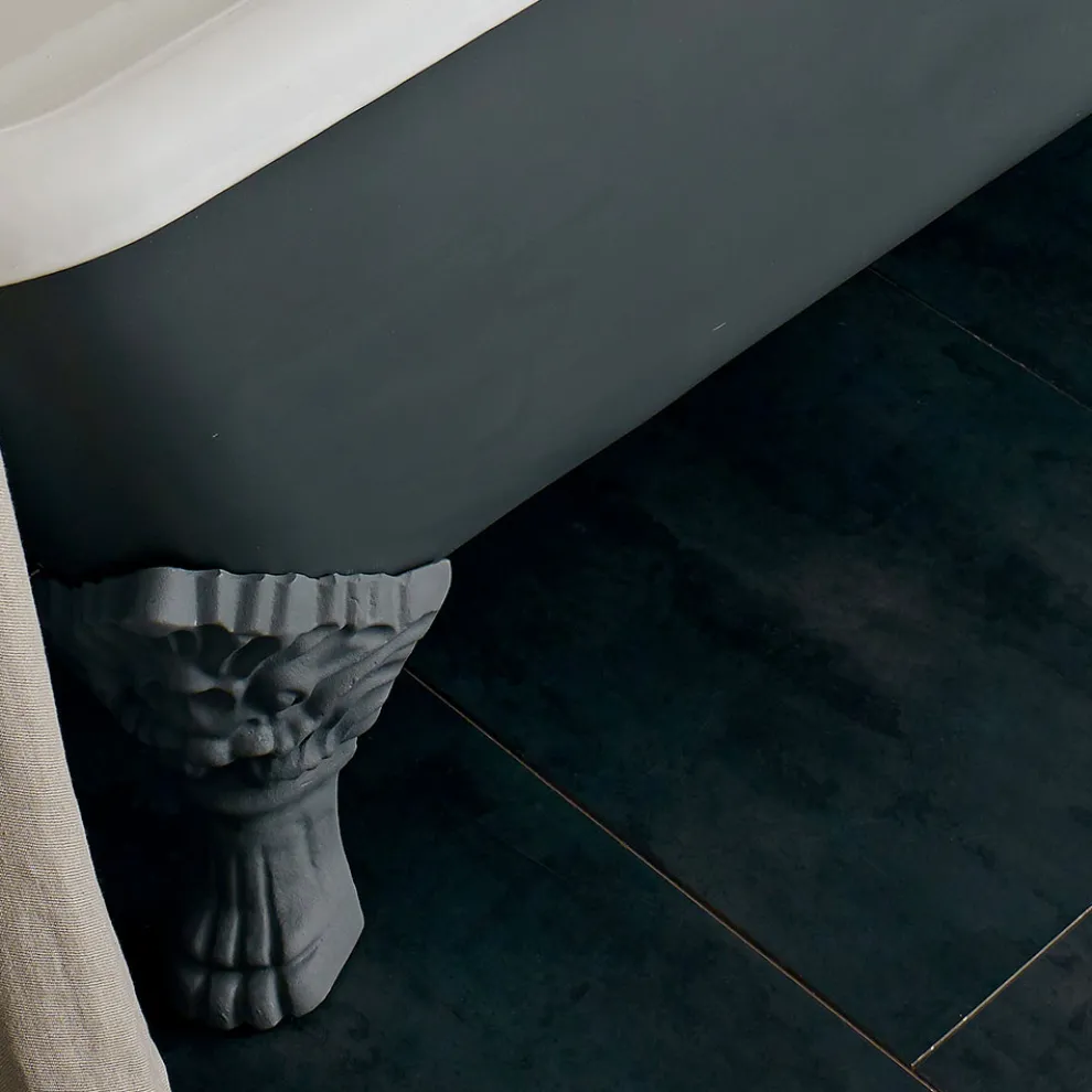 Vintage freistehende Badewanne mit Füßen, aus Gusseisen - Nausica