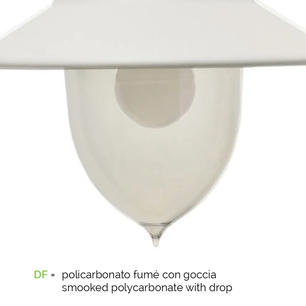 Vintage-Außenwandleuchte aus Aluminium, hergestellt in Italien – Cassandra