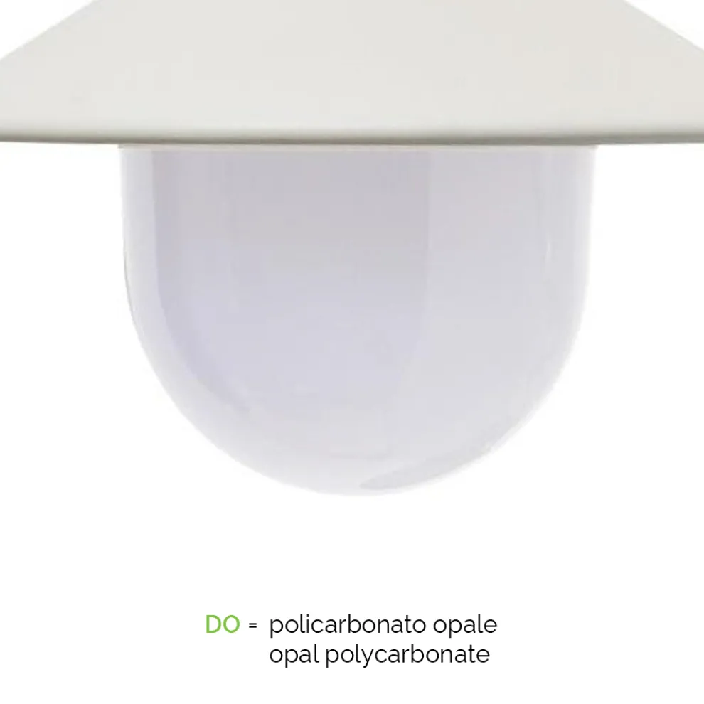 Vintage-Außenwandleuchte aus Aluminium, hergestellt in Italien – Cassandra