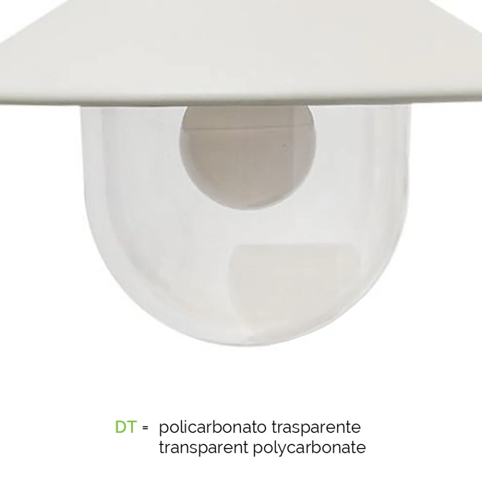 Vintage-Außenwandleuchte aus Aluminium, hergestellt in Italien – Cassandra