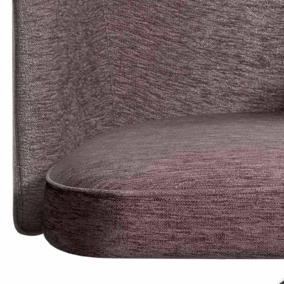 Drehbarer Bürosessel mit Rollen und Armlehnen Made in Italy - Felix