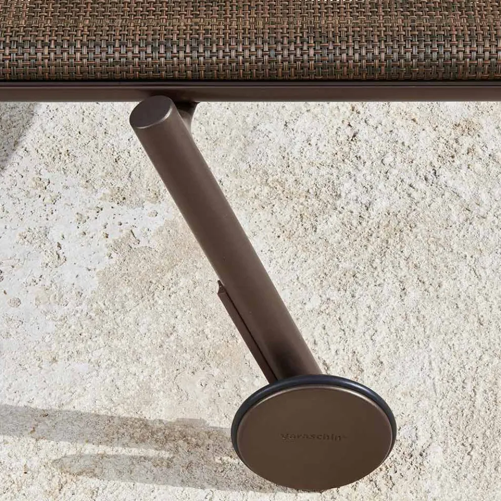 Gartenliege aus Aluminium und technischem Gewebe - Bahia von Varaschin