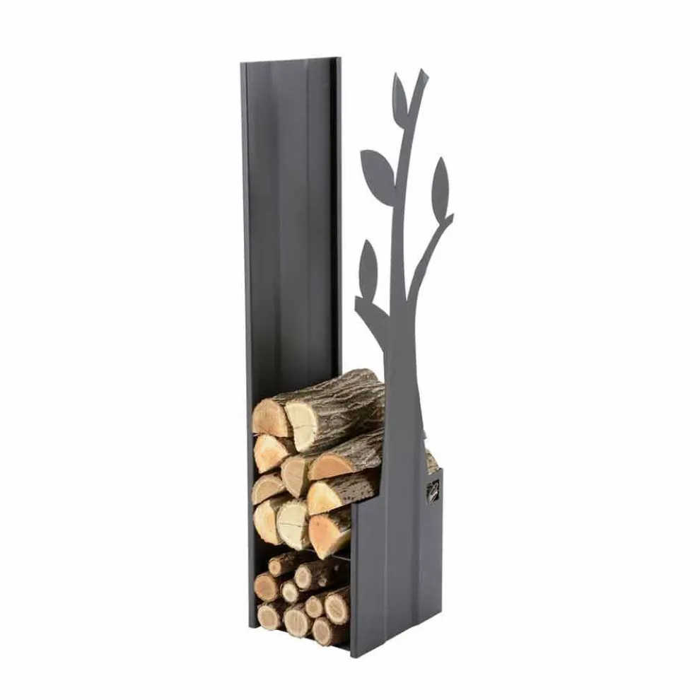 Stahl Innen Brennholzhalter für modernen Design Kamin - Maestrale