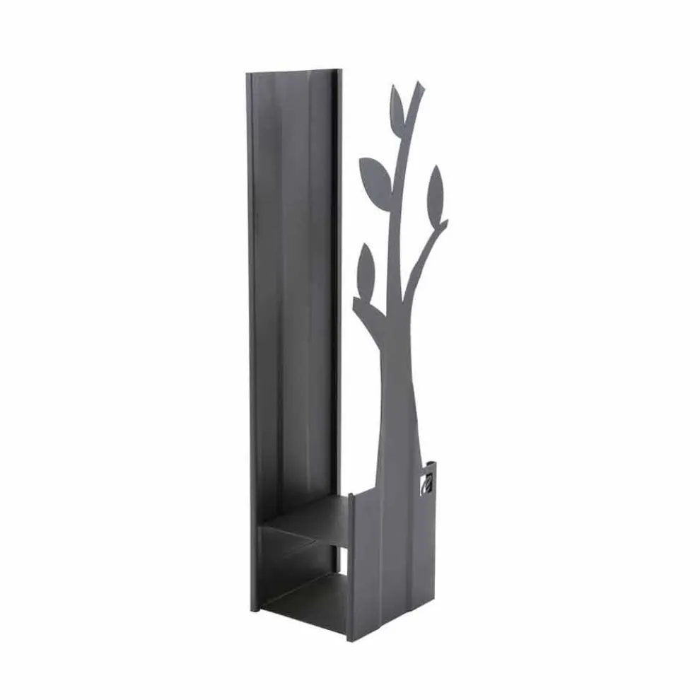 Stahl Innen Brennholzhalter für modernen Design Kamin - Maestrale