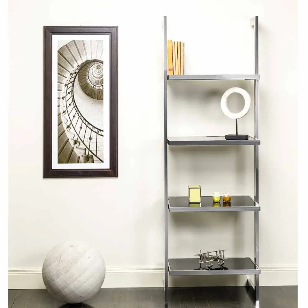 Wand- und Stahlregal im Design 60x180x44cm Tafre