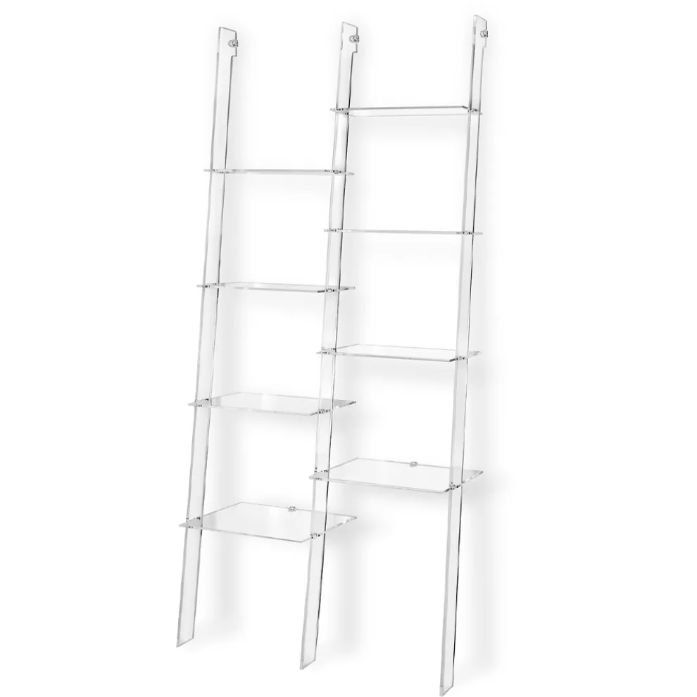 Wandbücherregal in transparentem Plexiglas Design bis zu 4 Elemente - Trezza