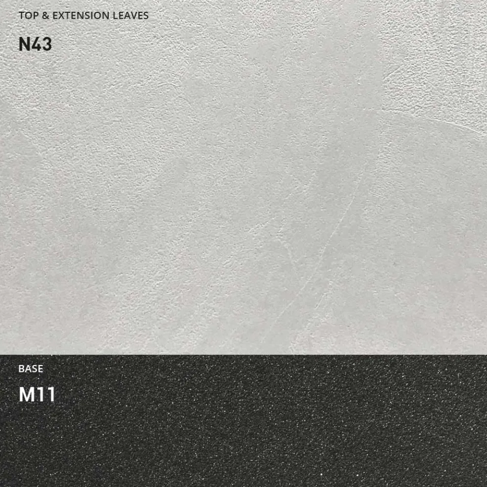 Wandelbarer Couchtisch aus Holz und Metall, Made in Italy - Sanrocco