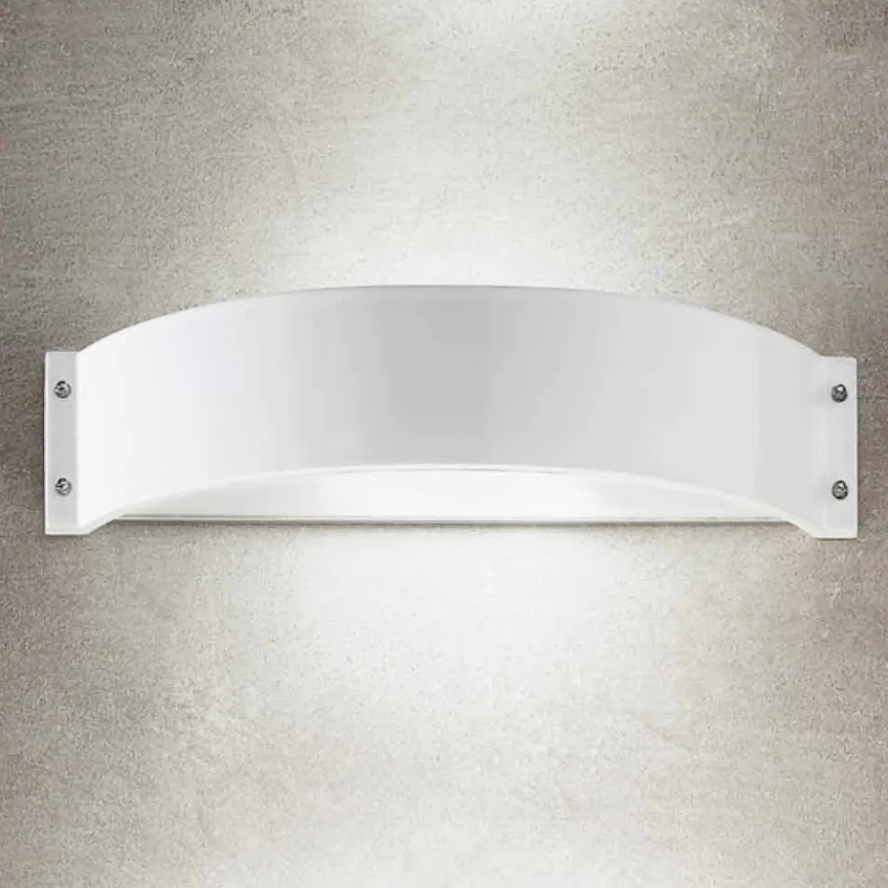 Wandlampe aus Feinsteinzeug weiß Glamour von Aldo Bernardi