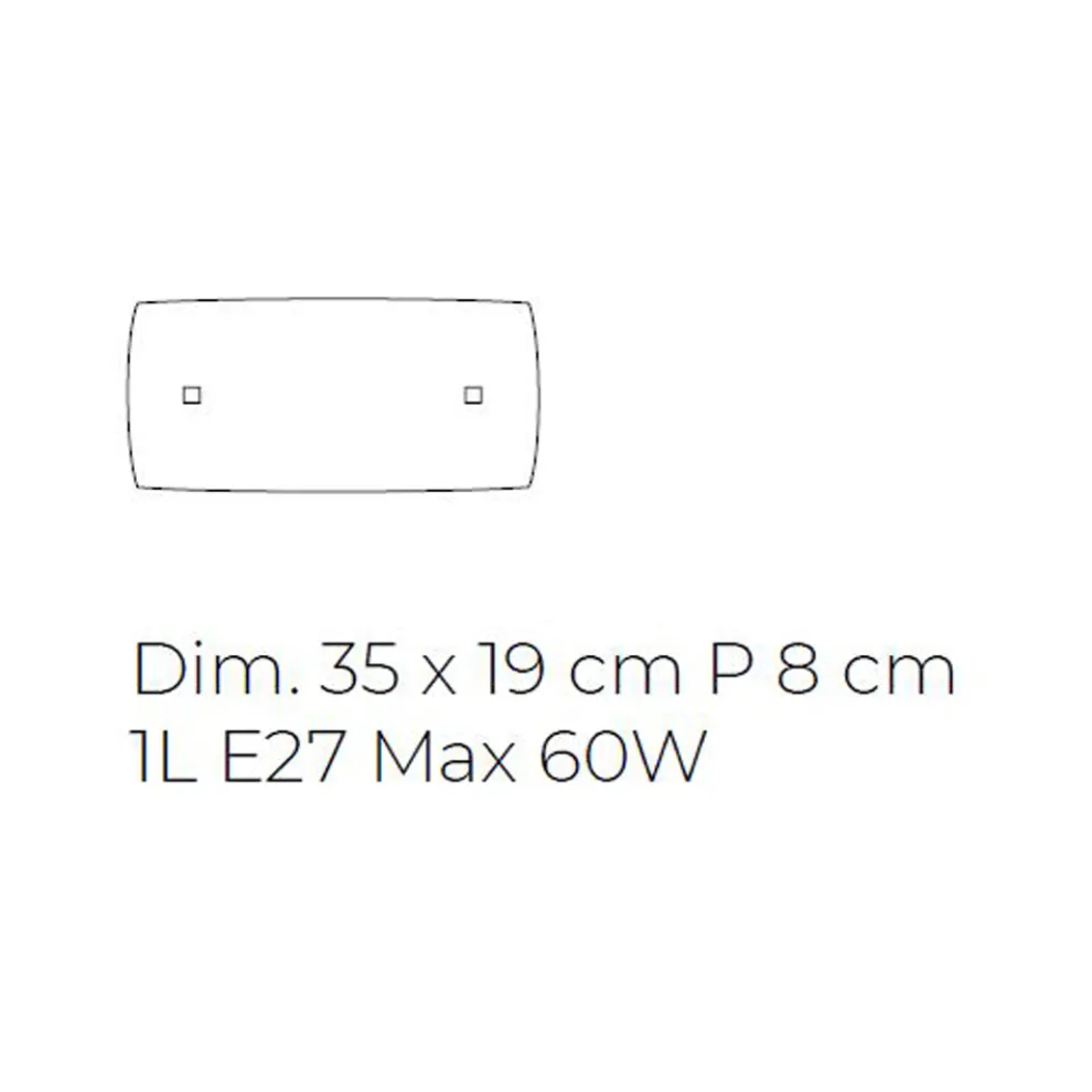 Wandlampe aus mundgeblasenem Perlmuttglas in Venedig - Chrystal