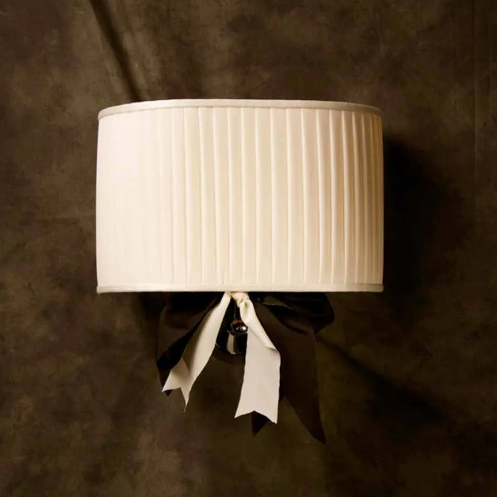 Wandlampe im Vintage Design Chanel aus Seide