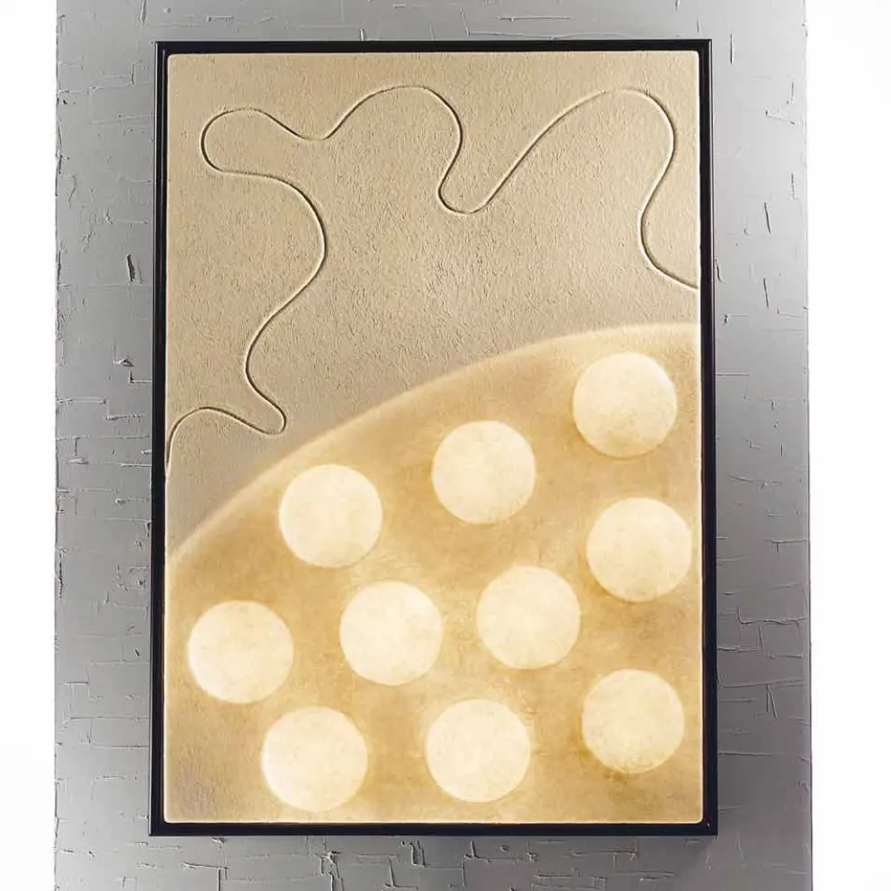 Wandleuchte / Panel / modernes Design In-es.artdesign Ten Moons nebulite