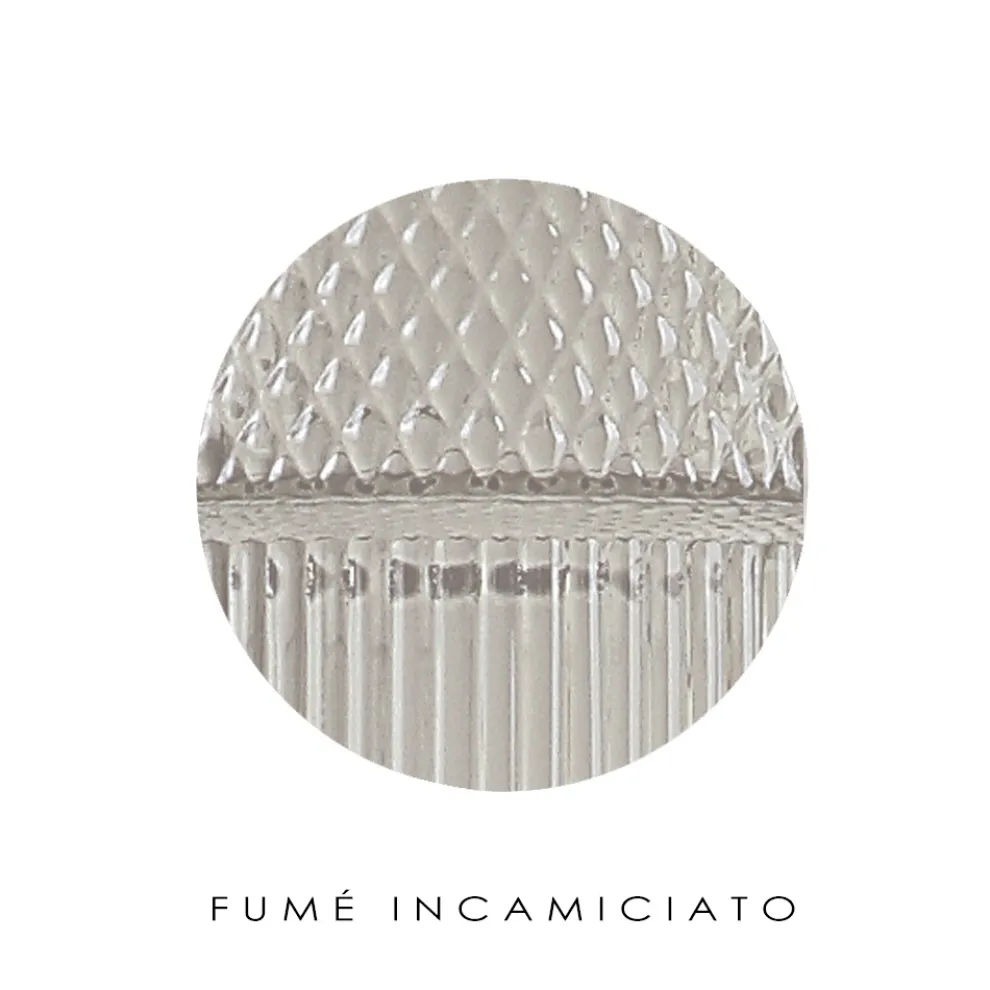 Wandleuchte aus mundgeblasenem Glas in Venedig und Metall - Satomi