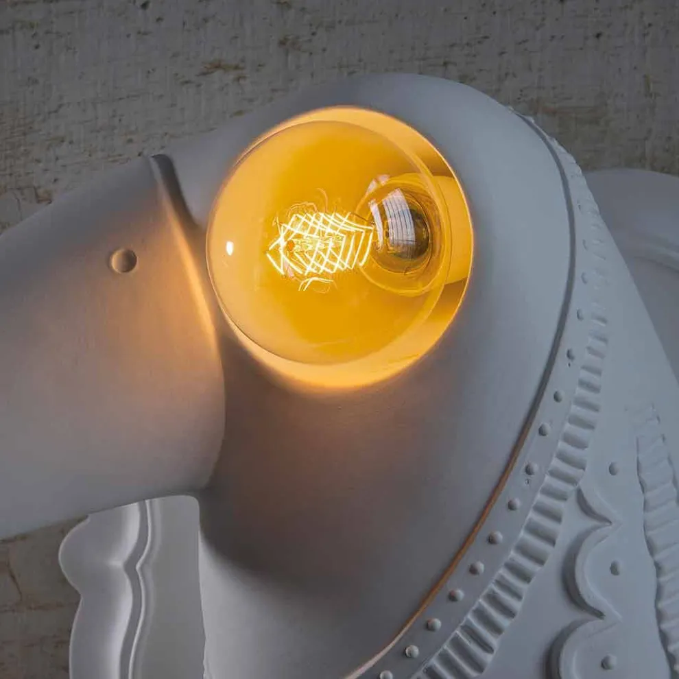 Wandleuchte in mattweißer Keramik Modernes italienisches Design - Tucano