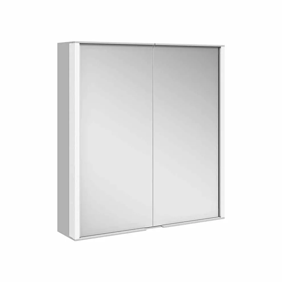 Wandspiegel aus Aluminium mit LED-Beleuchtung - Demon