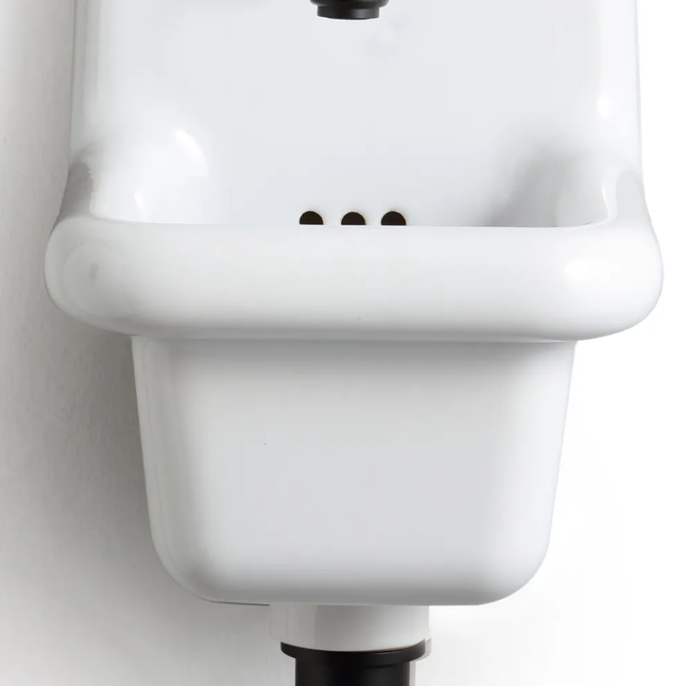 Wandwaschbecken aus farbiger Keramik im Vintage-Stil 26 cm - Jordan