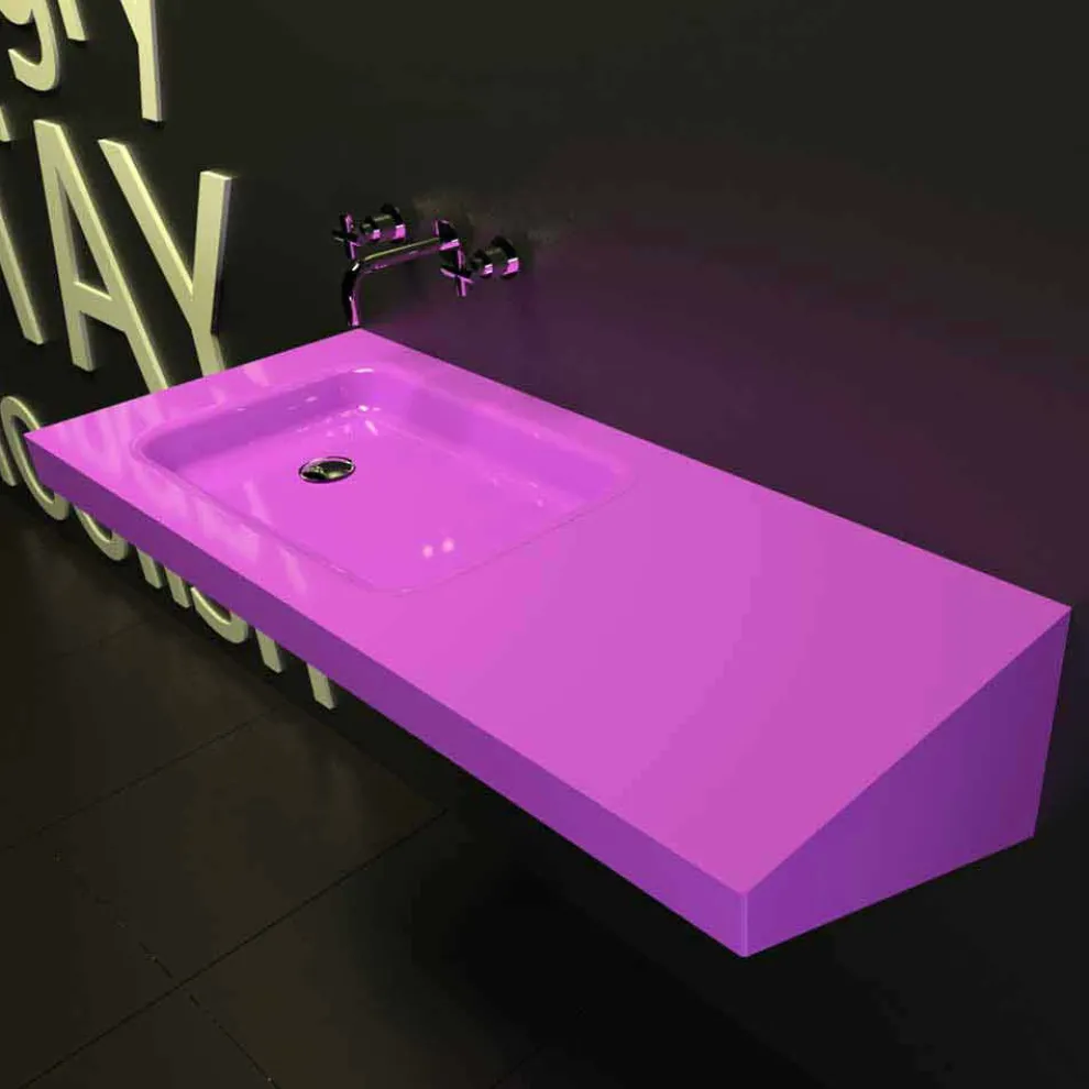 Waschbecken in modernem Design Saddled Made in Italy