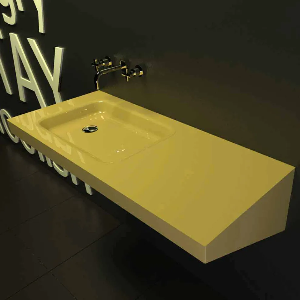 Waschbecken in modernem Design Saddled Made in Italy