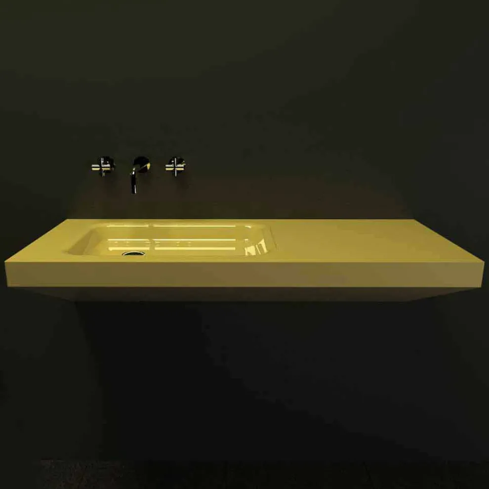 Waschbecken in modernem Design Saddled Made in Italy