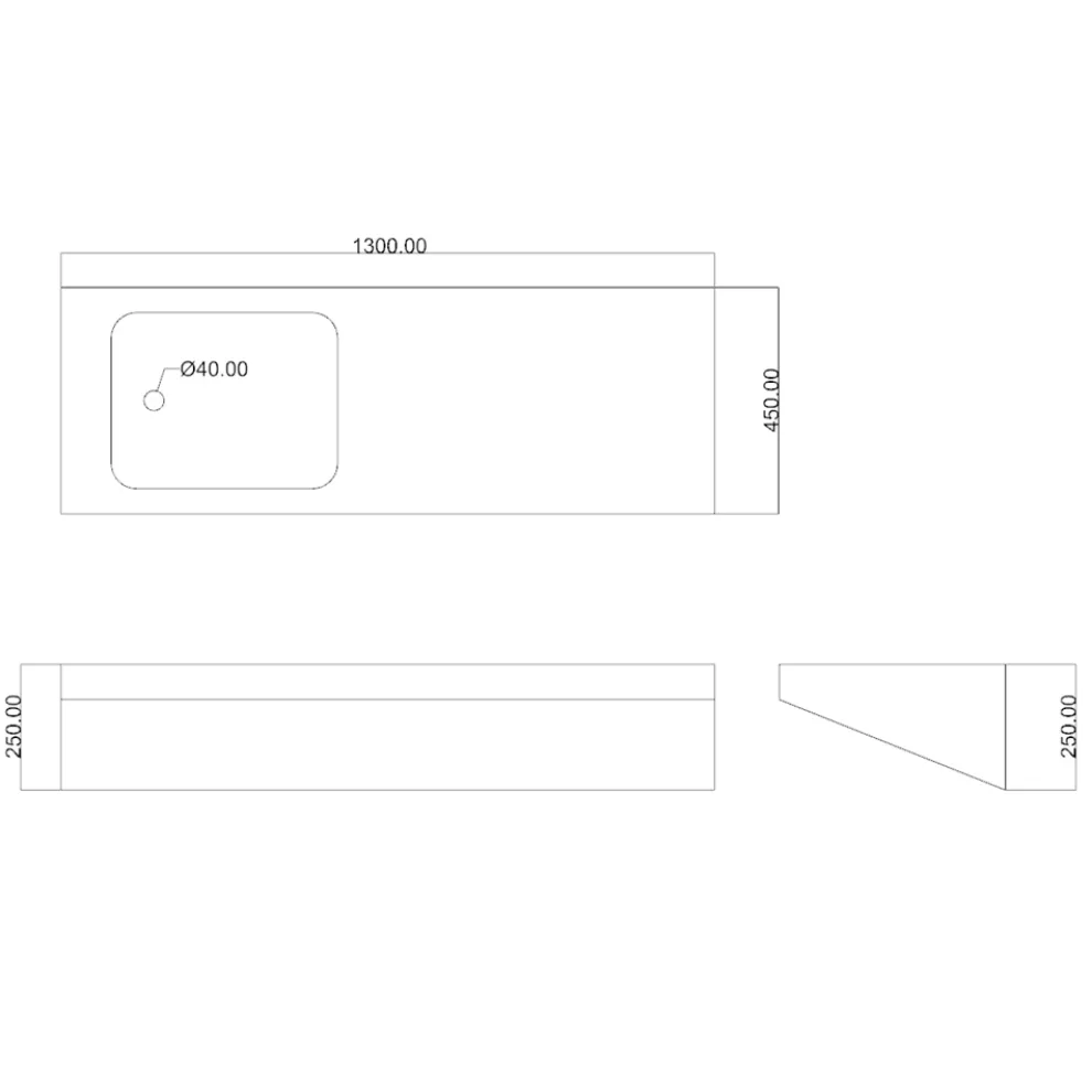 Waschbecken in modernem Design Saddled Made in Italy