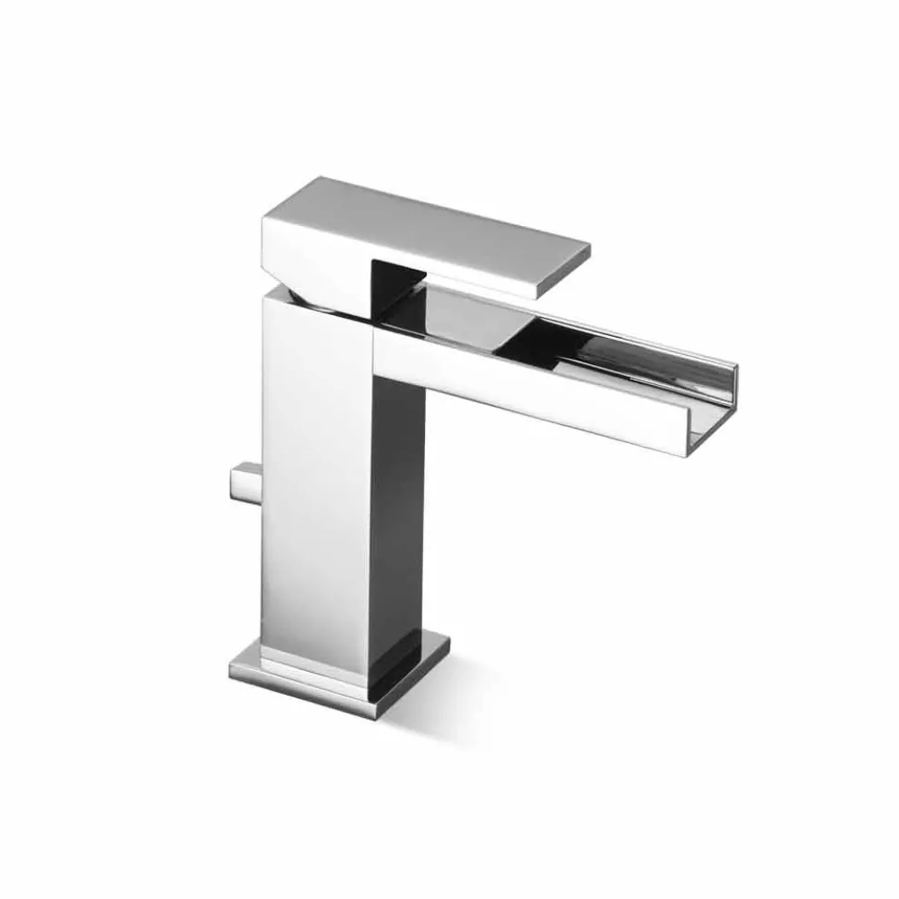 Waschbeckenmischer mit Messingablauf Made in Italy - Bibo