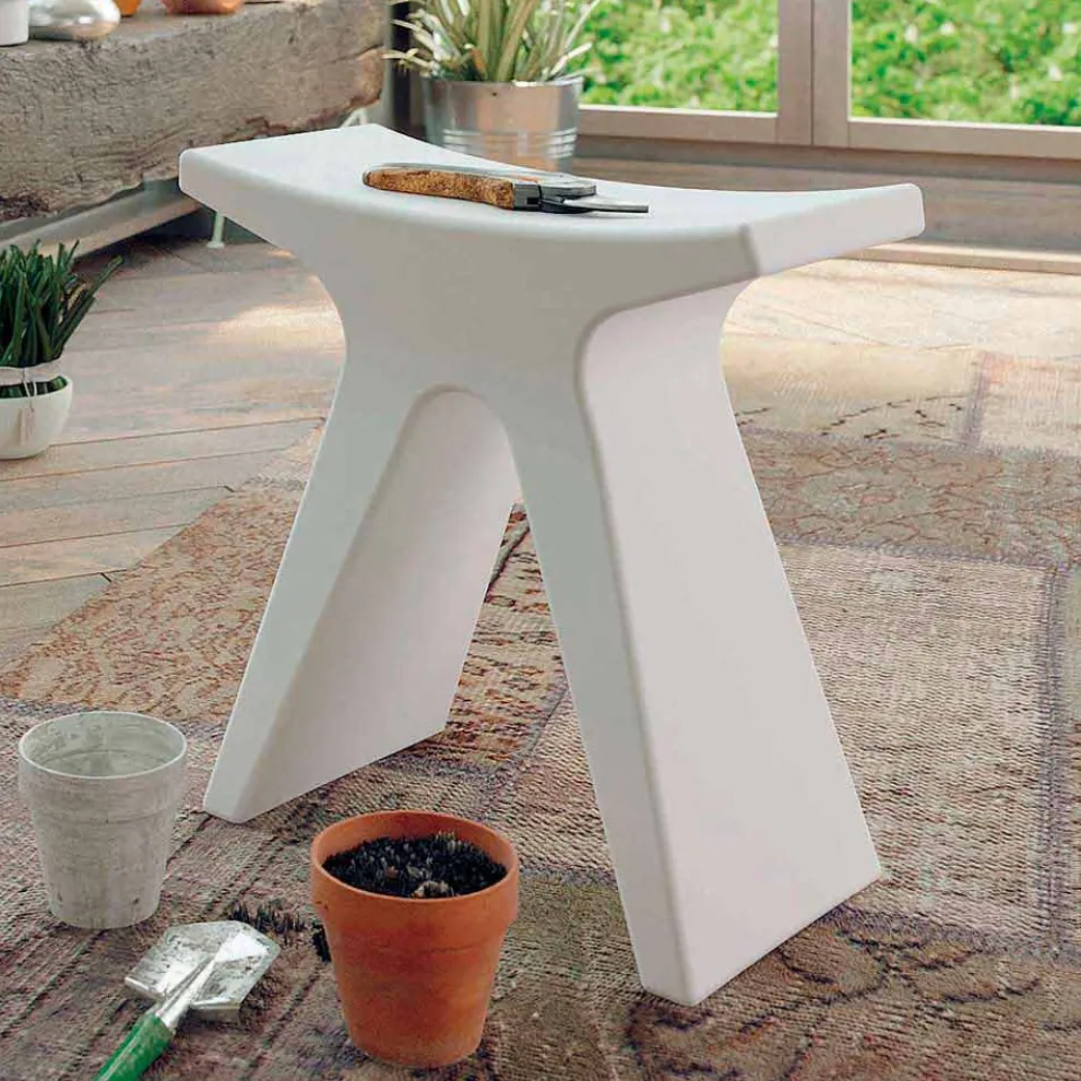 Low Design Outdoor Hocker aus Polypropylen Made in Italy - Prue