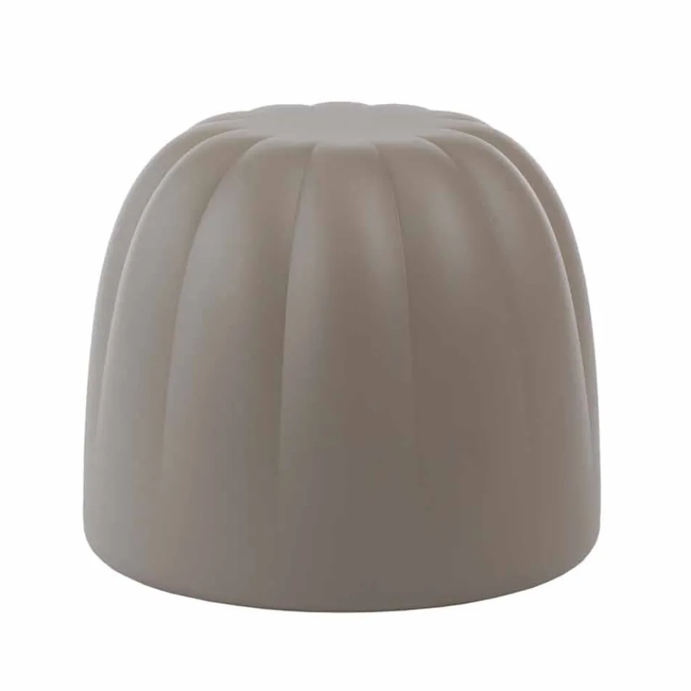 Weicher, farbiger Sitzpuff Slide Gelee aus Polyurethan, hergestellt in Italien