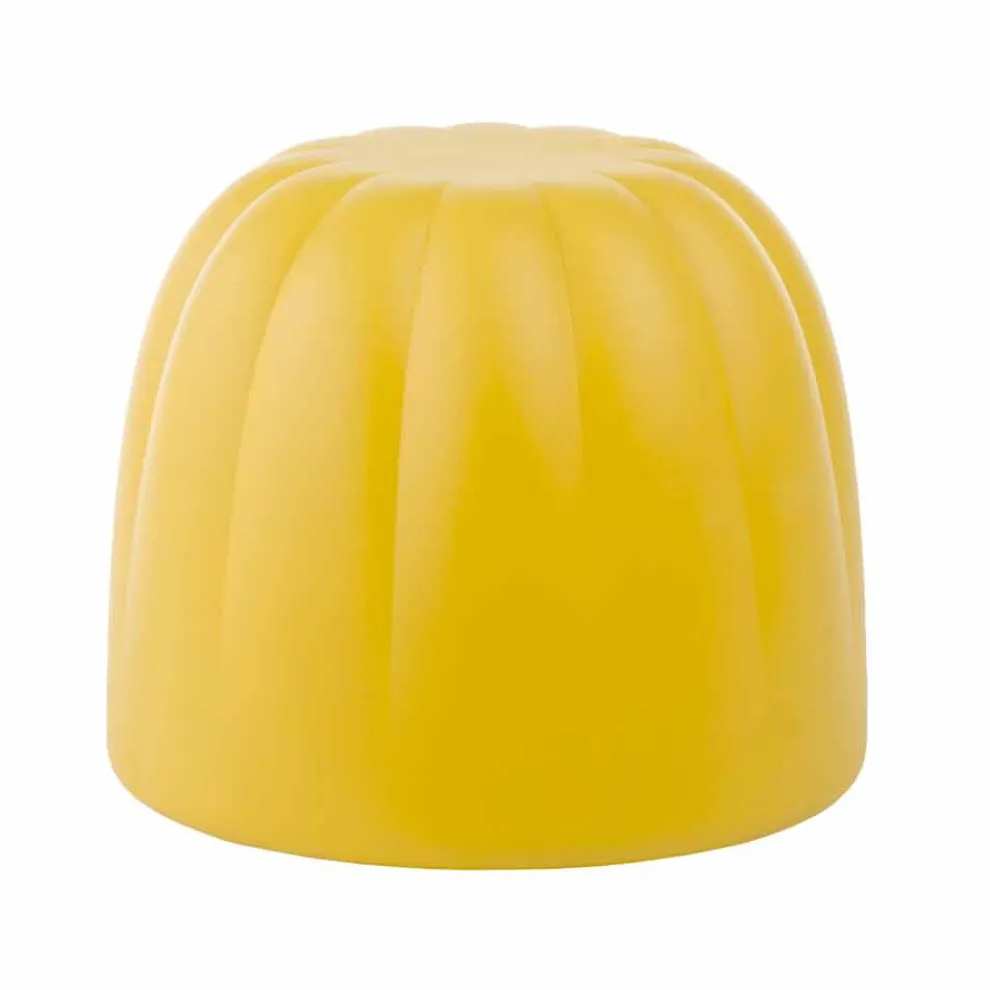 Weicher, farbiger Sitzpuff Slide Gelee aus Polyurethan, hergestellt in Italien