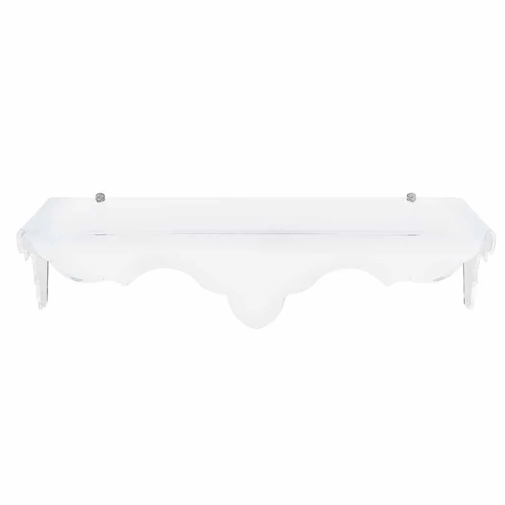 Weiße Wandkonsole, weiß, made in Italy