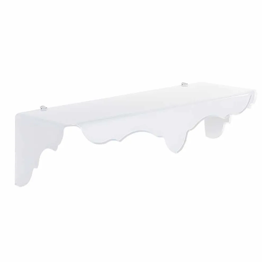 Weiße Wandkonsole, weiß, made in Italy