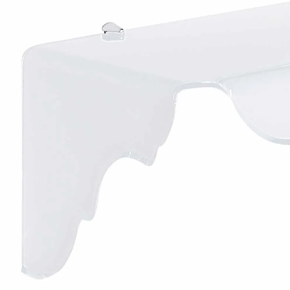 Weiße Wandkonsole, weiß, made in Italy