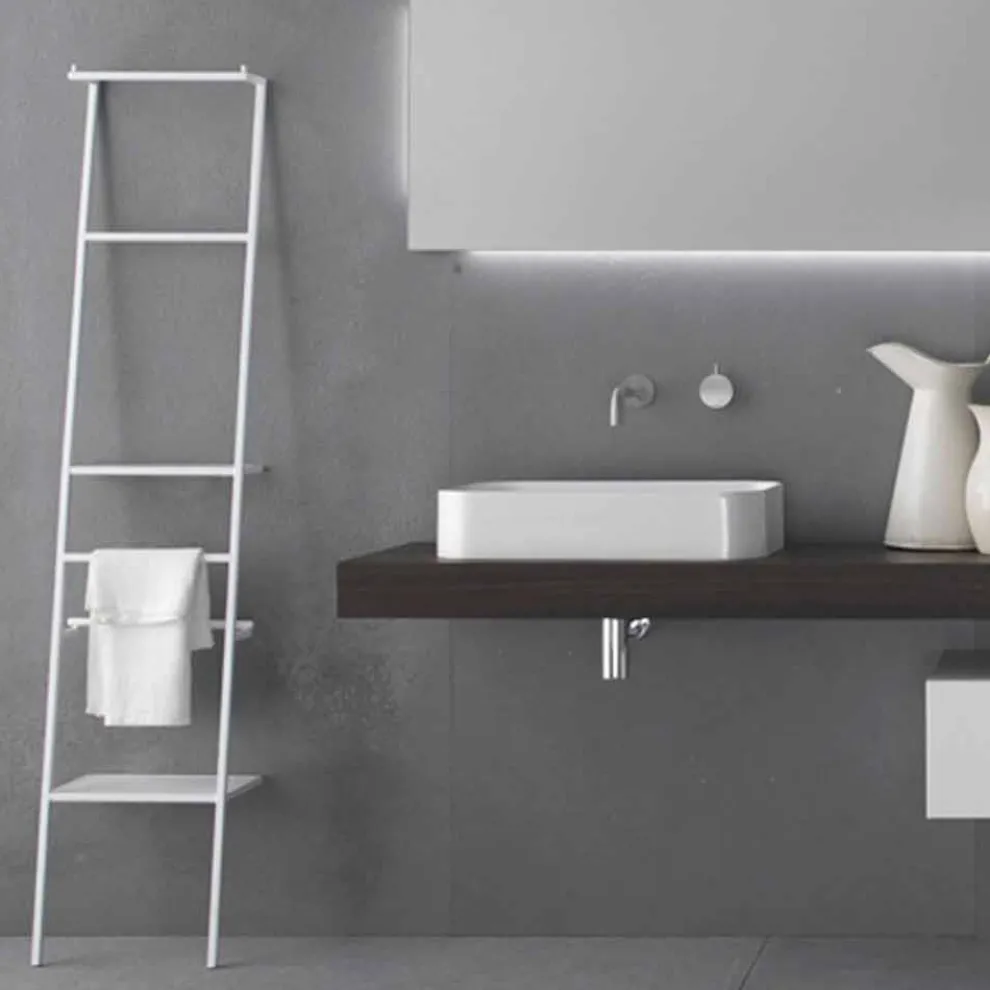 Weißer oder farbiger moderner Design-Leiter-Kleiderbügel - Caloina