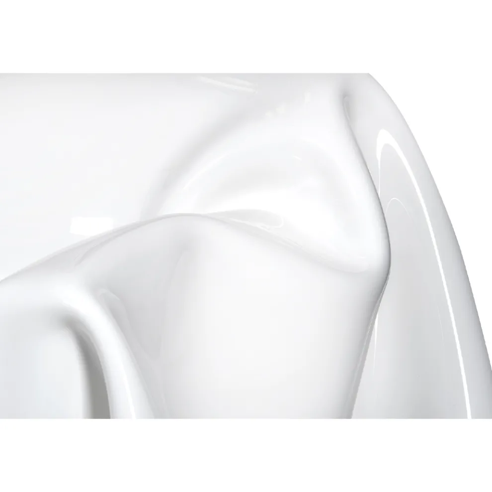 Weißes oder mehrfarbiges Plexiglassofa, recycelbar innen außen - Jolly