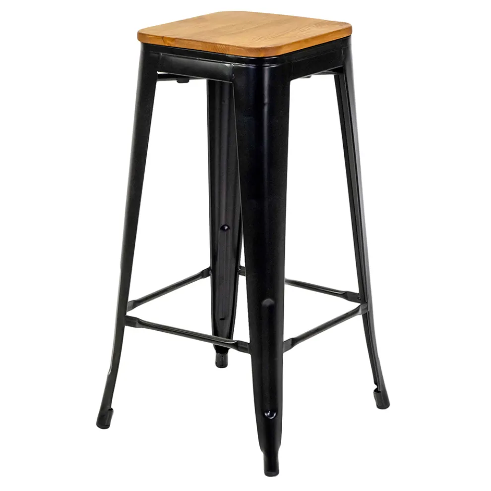 Indoor und Outdoor Eisen Hocker Höhe 76 cm - Schreibwaren