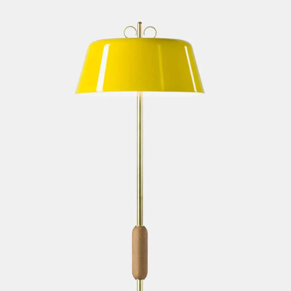 Wohnzimmer Stehlampe Farbiges Aluminium und Messing 5 Ausführungen - Bonton by Il Fanale
