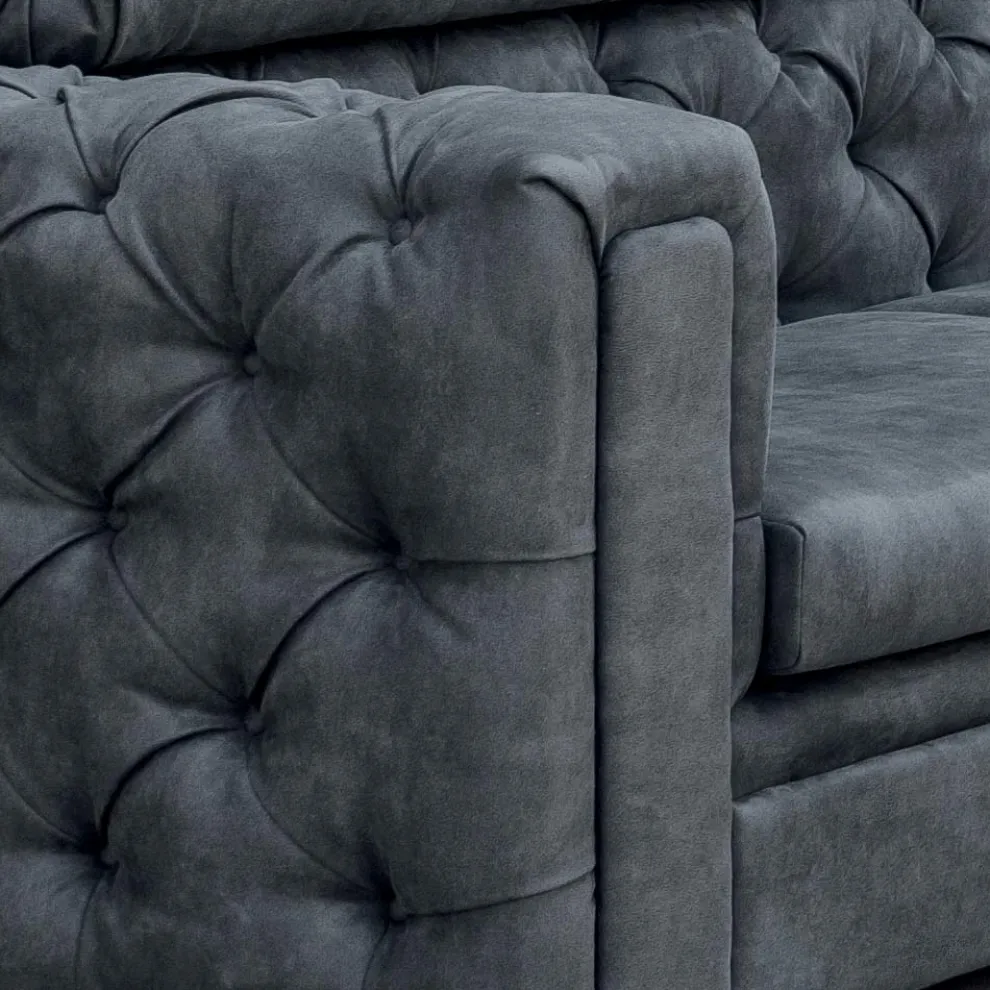 Wohnzimmersofa mit verstellbarer Kopfstütze Made in Italy - Unleashed