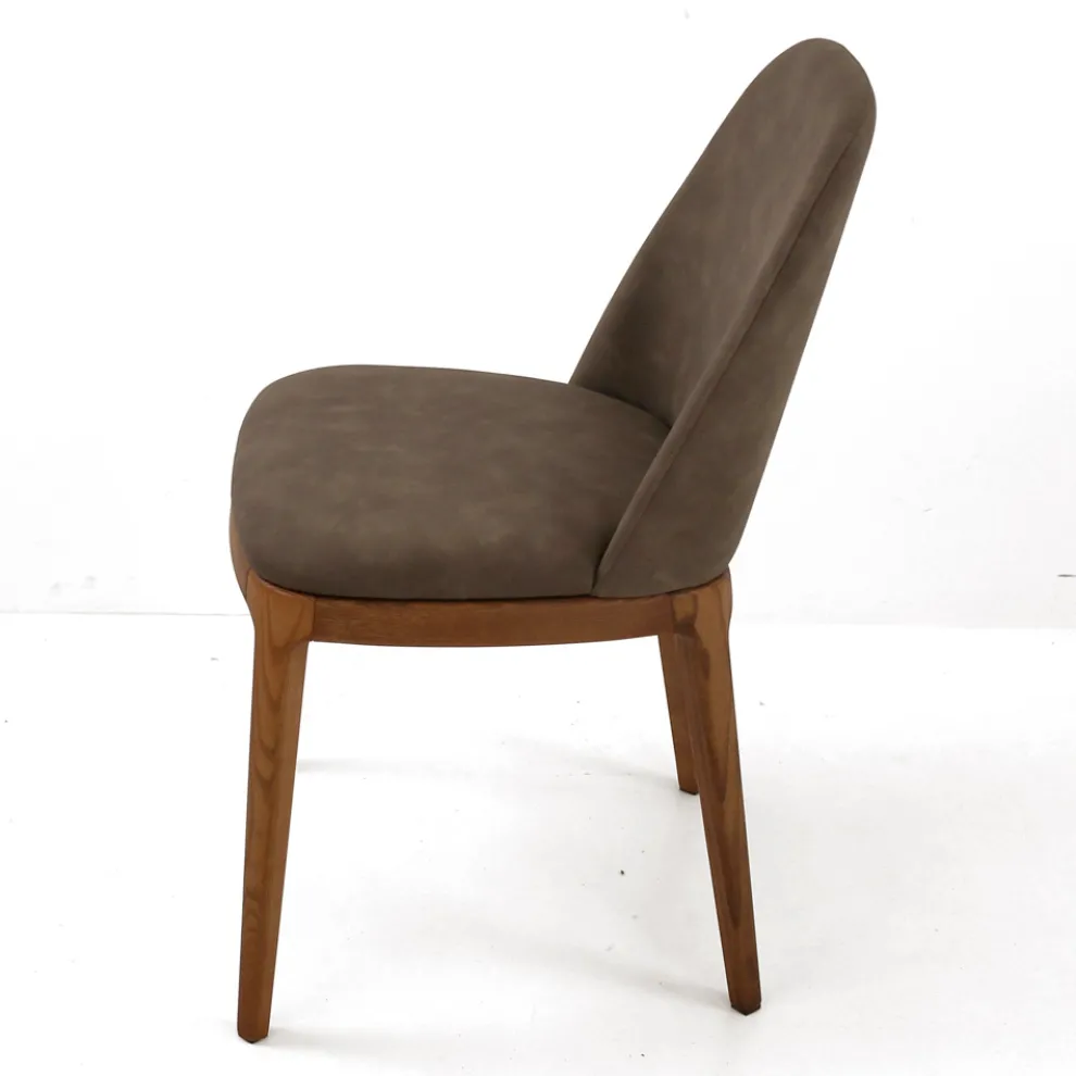 Wohnzimmerstuhl aus gebeiztem Eschenholz Made in Italy - Lyanne
